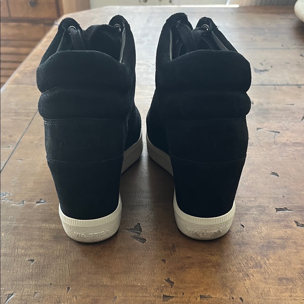 Via Spiga Black and White Sneakers - Picture 3 of 5